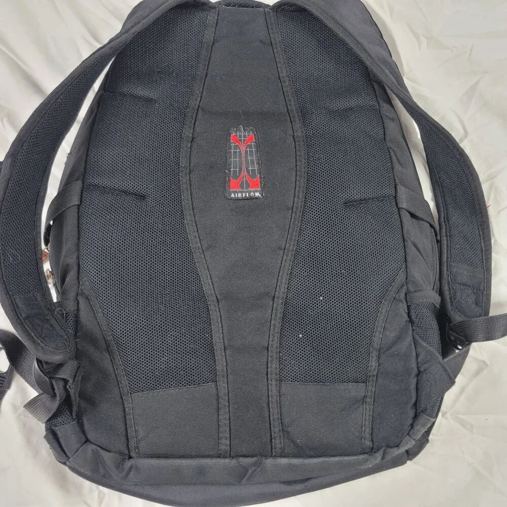 SwissGear 3101 Laptop Backpack Black Gray Travel Bag Casual School Outdoors